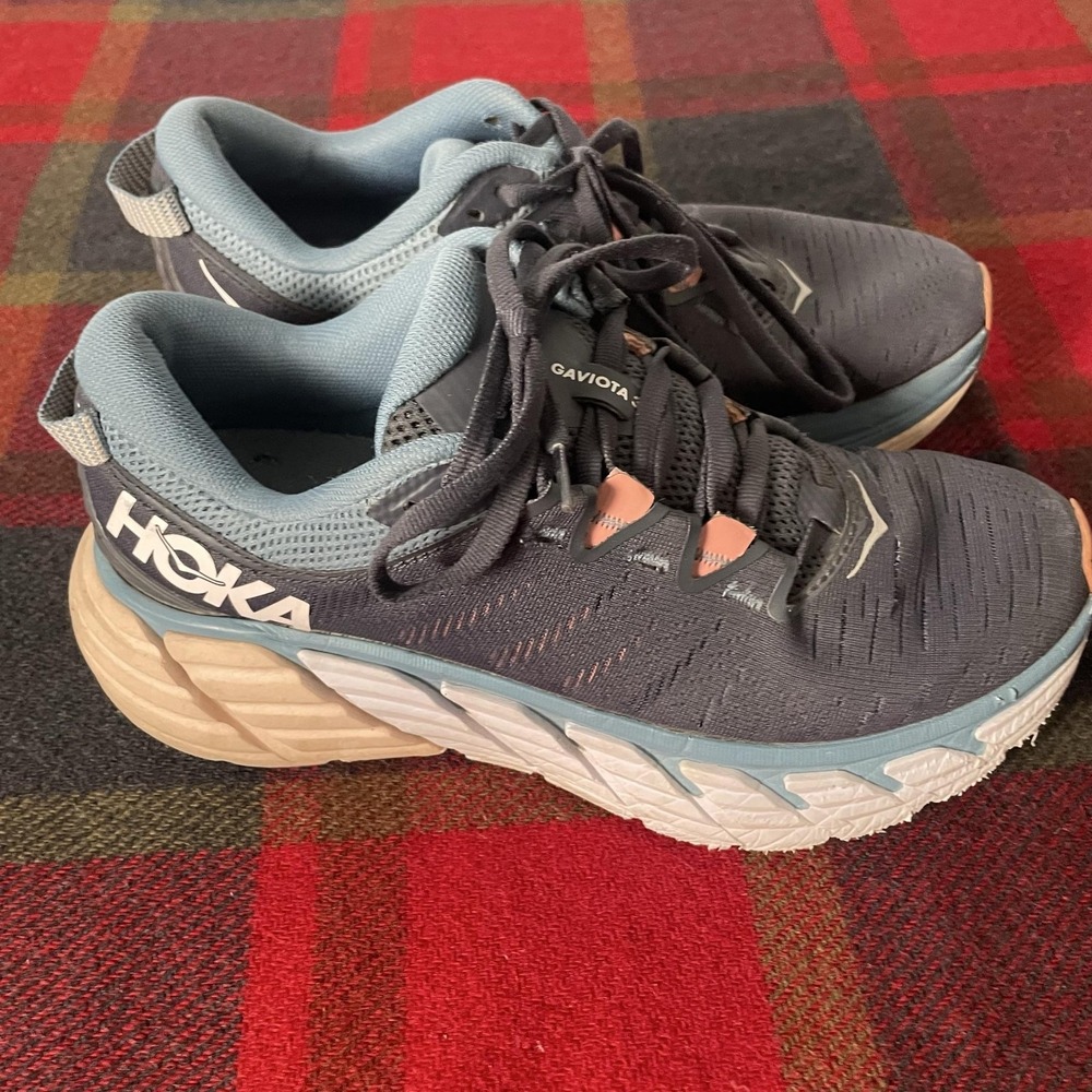 Hoka One One Gaviota 3 Shoes Womens Size 7B Gray Running Support Sneakers - Picture 3 of 10